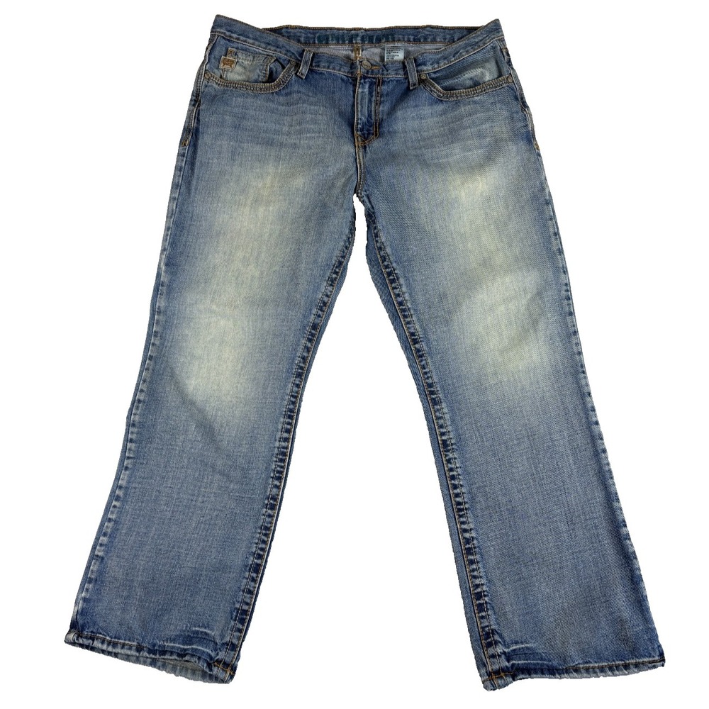 Cinch Authentic Jeans Mens 38x30 (41x29.5) Blue Denim Straight Leg Everyday Wear